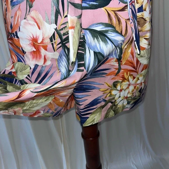Ela Colombia Tropical Print Cotton Romper